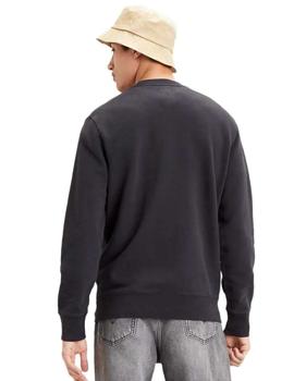Sudadera Levis Red Tab Mainline Hombre Negro