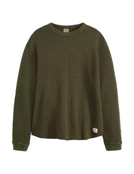 Jersey Levis Relaxed Thermal Hombre Verde