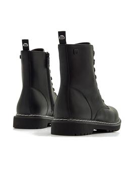 Botas Mustang Storm Low Mujer Negro