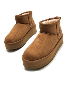 Botín Mustang Nivia Mujer Camel