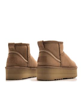 Botín Mustang Nivia Mujer Marrón