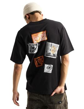 Camiseta Vans Punk Patch Hombre Negro