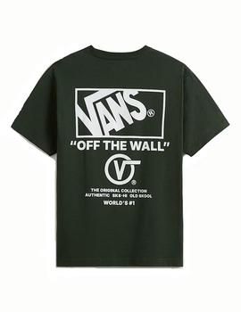 Camiseta Vans Stockpile Hombre Verde