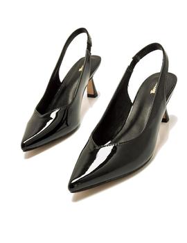 Zapatos Mustang Ninette Charol Mujer Negro