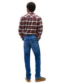 Pantalón Tommy Scantom Slim Hombre Azul