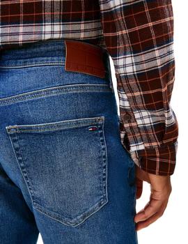Pantalón Tommy Scantom Slim Hombre Azul
