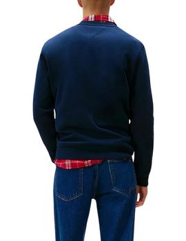 Sudadera Tommy Regular Flag Hombre Azul