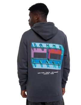 Sudadera Tommy Regular Play Hombre Gris