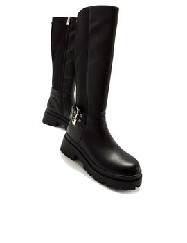 Botas Mustang Missione Pita Mujer Negro