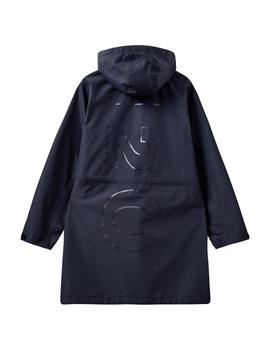 Chaqueta H2O Romo Light Weight Long Unisex Navy