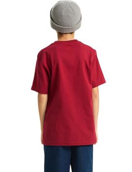 Camiseta Vans Classic Junior Granate