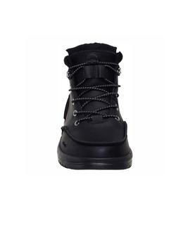 Botín Hey Dude Bradley Classic Tumbled Hombre Negro
