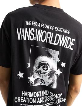 Camiseta Vans Chaos Hombre Negro