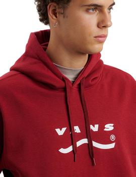 Sudadera Vans Determined Hombre Roja