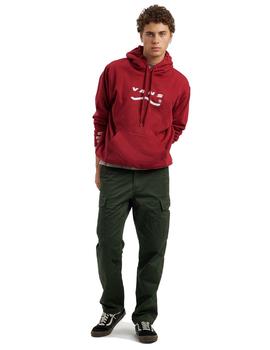 Sudadera Vans Determined Hombre Roja