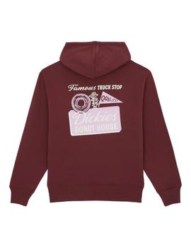 Sudadera Dickies Donut House Andorra Hombre Granate