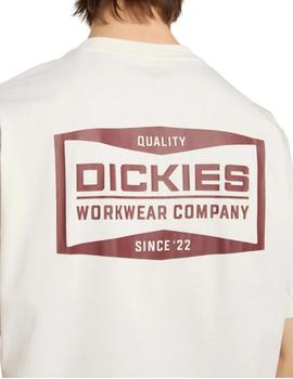 Camiseta Dickies Bolivar Hombre Crema