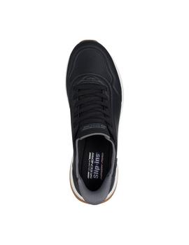 Zapatillas Skechers Slip ins:BOBS Sport Squad 4 Hombre Negro