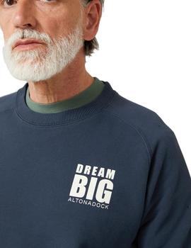 Sudadera Altonadock Dream Big Hombre Azul