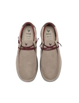 Zapatillas Pitas Wallabi Sam Hombre Beige