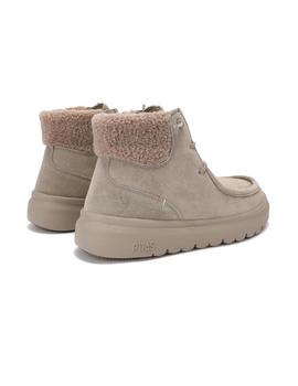 Bota Pitas Berna Mujer Beige