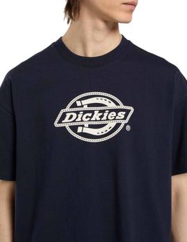 Camiseta Dickies Forth Shaw Hombre Azul
