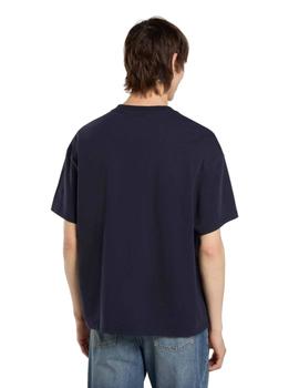 Camiseta Dickies Forth Shaw Hombre Azul