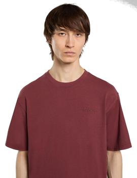 Camiseta Dickies Plentywood Hombre Burdeos