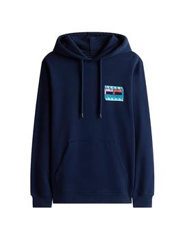 Sudadera Tommy Logo Gráfico Hombre Azul