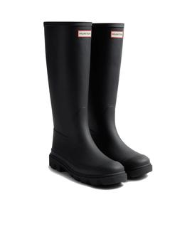 Botas Hunter Downpour Tall Mujer Negro