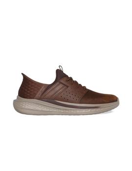 Zapatillas Skechers Slip-ins RF Slade-Zachary Hombre Marrón