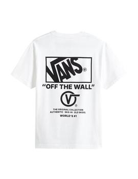 Camiseta Vans Stockpile Hombre Blanco