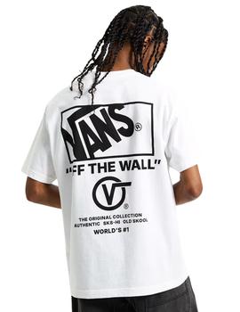 Camiseta Vans Stockpile Hombre Blanco