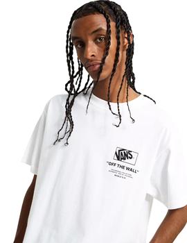 Camiseta Vans Stockpile Hombre Blanco