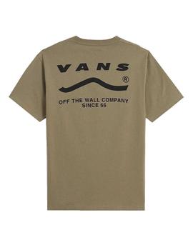 Camiseta Vans Determined Hombre Verde