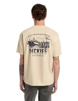 Camiseta Dickies Pelham Hombre Beige