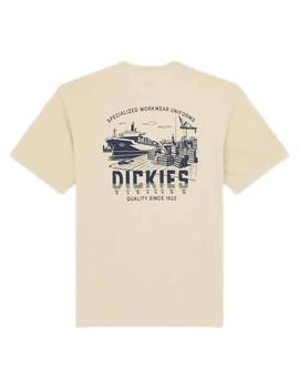Camiseta Dickies Pelham Hombre Beige