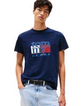Camiseta Tommy Hilfiger Slim Hombre Marino