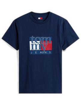 Camiseta Tommy Hilfiger Slim Hombre Marino