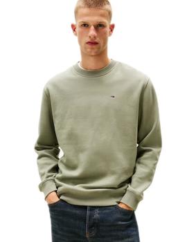 Sudadera Tommy Hilfiger Regular Hombre Verde