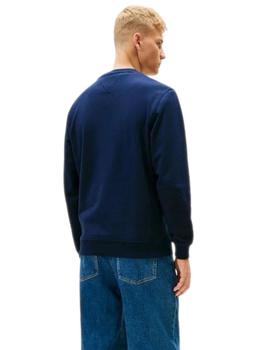 Sudadera Tommy Hilfiger Regular Big Flag Hombre Marino