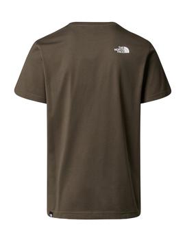 Camiseta North Face Simple Dome Hombre Verde