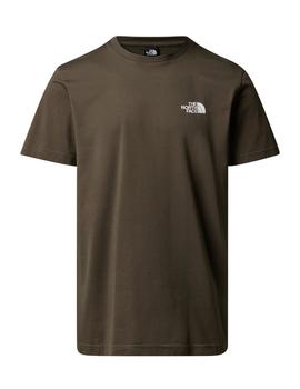 Camiseta North Face Simple Dome Hombre Verde