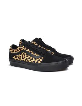 Zapatillas Vans Old Skool Mujer Leopard Black