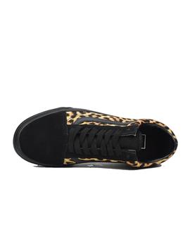 Zapatillas Vans Old Skool Mujer Leopard Black