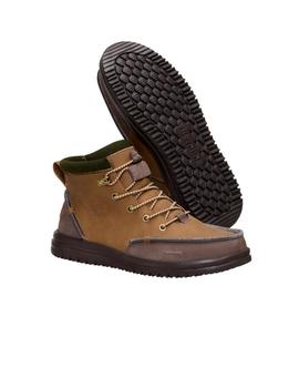 Botín Hey Dude Bradley Classic Tumbled Hombre Marrón
