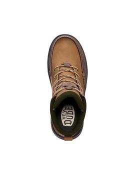 Botín Hey Dude Bradley Classic Tumbled Hombre Marrón