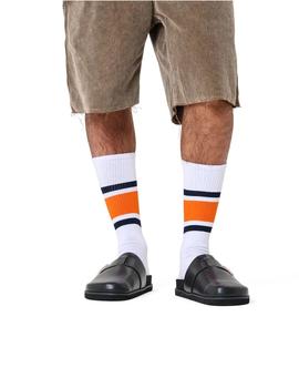 Calcetines Happy Socks Simple Stripe Unisex Blancos