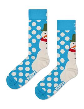 Calcetines Happy Socks Jumbo Snowman Unisex Azul