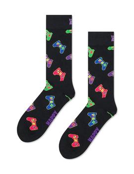 Calcetines Happy Socks Controller Unisex Negro